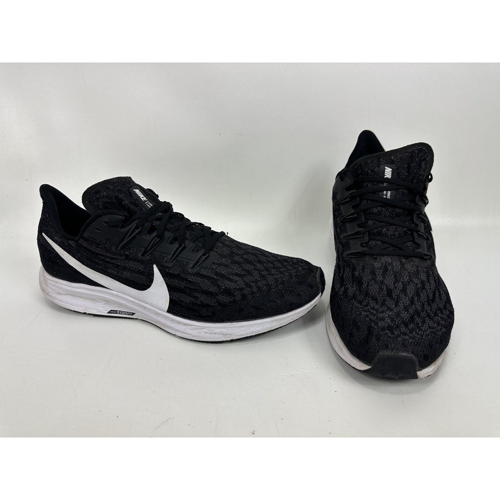 Nike‎ Mens Air Zoom Pegasus 36 BV1773-004 Black Running Shoes Sneakers Size 14